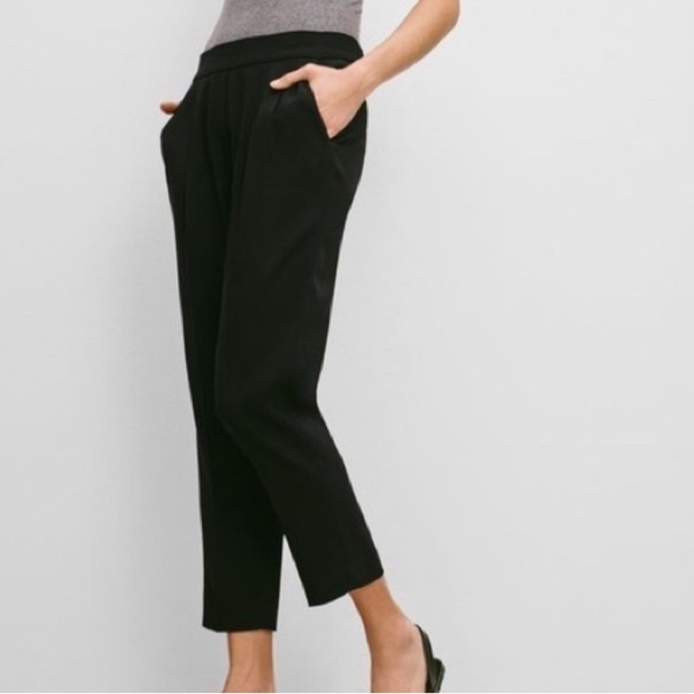 ARITZIA Babaton Black Faux Suede Cohen Pants,  Size 2